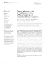 Recent advancements in multifaceted roles of flavonoids in plant–rhizomicrobiome interactions
