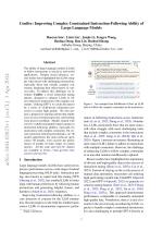 Conifer: Improving Complex Constrained Instruction-Following Ability of Large Language Models