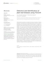 Detection and identification of plant leaf diseases using YOLOv4