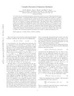 Complex Extension of Quantum Mechanics