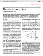 The plant immune system