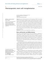 Hematopoietic stem cell transplantation