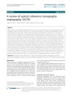 A review of optical coherence tomography angiography (OCTA)