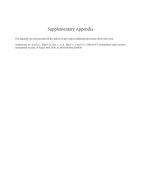 Supplementary Appendix