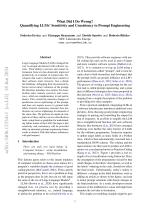 What Did I Do Wrong? Quantifying LLMs' Sensitivity and Consistency to Prompt Engineering