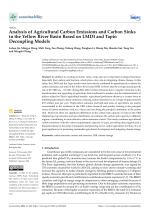Analysis of Agricultural Carbon Emissions and Carbon Sinks in the Yellow River Basin Based on LMDI and Tapio Decoupling Models