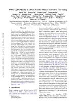 COIG-CQIA: Quality is All You Need for Chinese Instruction Fine-tuning