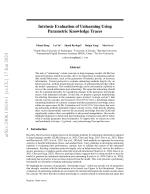 Intrinsic Evaluation of Unlearning Using Parametric Knowledge Traces