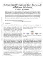 Multitask-based Evaluation of Open-Source LLM on Software Vulnerability