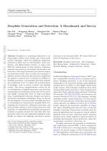 Deepfake Generation and Detection: A Benchmark and Survey