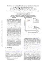 Clustering and Ranking: Diversity-preserved Instruction Selection through Expert-aligned Quality Estimation