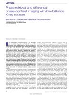 Phase retrieval and differential phase-contrast imaging with low-brilliance X-ray sources