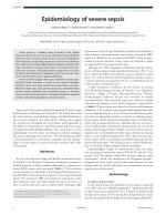 Epidemiology of severe sepsis