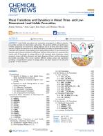 Phase Transitions and Dynamics in Mixed Three- and Low-Dimensional Lead Halide Perovskites