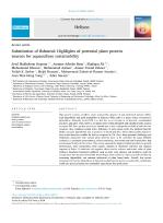 Substitution of fishmeal: Highlights of potential plant protein sources for aquaculture sustainability