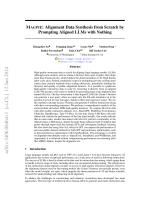MAGPIE: Alignment Data Synthesis from Scratch by Prompting Aligned LLMs with Nothing