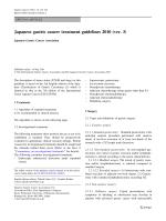Japanese gastric cancer treatment guidelines 2010 (ver. 3)