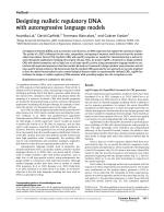 Designing realistic regulatory DNA with autoregressive language models