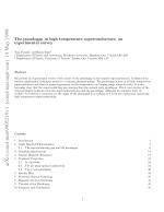 The pseudogap in high temperature superconductors: an experimental survey