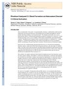 Rhodium-Catalyzed C-C Bond Formation via Heteroatom-Directed C-H Bond Activation