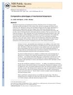 Comparative advantages of mechanical biosensors