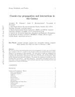 Cosmic-ray propagation and interactions in the Galaxy