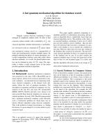 A fast quantum mechanical algorithm for database search
