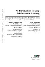 An Introduction to Deep Reinforcement Learning