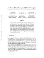 Certifiably Robust RAG against Retrieval Corruption