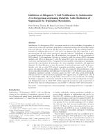Inhibition of Allogeneic T Cell Proliferation by Indoleamine 2,3-Dioxygenase-expressing Dendritic Cells: Mediation of Suppression by Tryptophan Metabolites