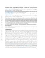 Quantum Cloud Computing: A Review, Open Problems, and Future Directions