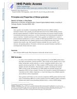 Principles and Properties of Stress granules