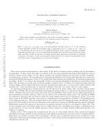 Introduction to Random Matrices