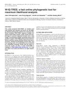 W-IQ-TREE: a fast online phylogenetic tool for maximum likelihood analysis