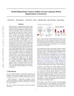 Model Editing Harms General Abilities of Large Language Models: Regularization to the Rescue