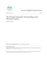 The Virtual Community: Homesteading on the Electronic Frontier