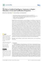 The Role of Artificial Intelligence Autonomy in Higher Education: A Uses and Gratification Perspective