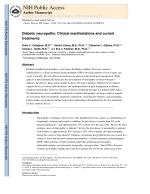 Diabetic neuropathy: Clinical manifestations and current treatments