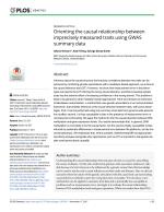 Orienting the causal relationship between imprecisely measured traits using GWAS summary data