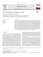 Trends in epidemiology of dyslipidemias in India