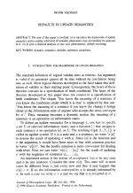 DEFAULTS IN UPDATE SEMANTICS