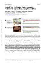 SpatialVLM: Endowing Vision-Language Models with Spatial Reasoning Capabilities