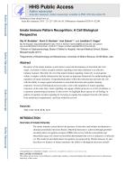 Innate Immune Pattern Recognition: A Cell Biological Perspective