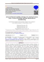 Advanced financial modeling techniques for reducing inventory costs: A review of strategies and their effectiveness in manufacturing