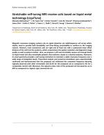 Stretchable self-tuning MRI receive coils based on liquid metal technology (LiquiTune)