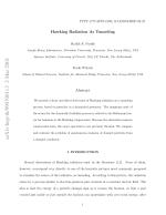 Hawking Radiation As Tunneling