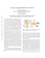 Can Large Language Models Reason and Plan?