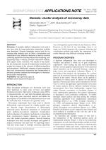 Genesis: cluster analysis of microarray data