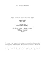 EQUITY VOLATILITY AND CORPORATE BOND YIELDS