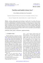Nutrition and health in honey bees